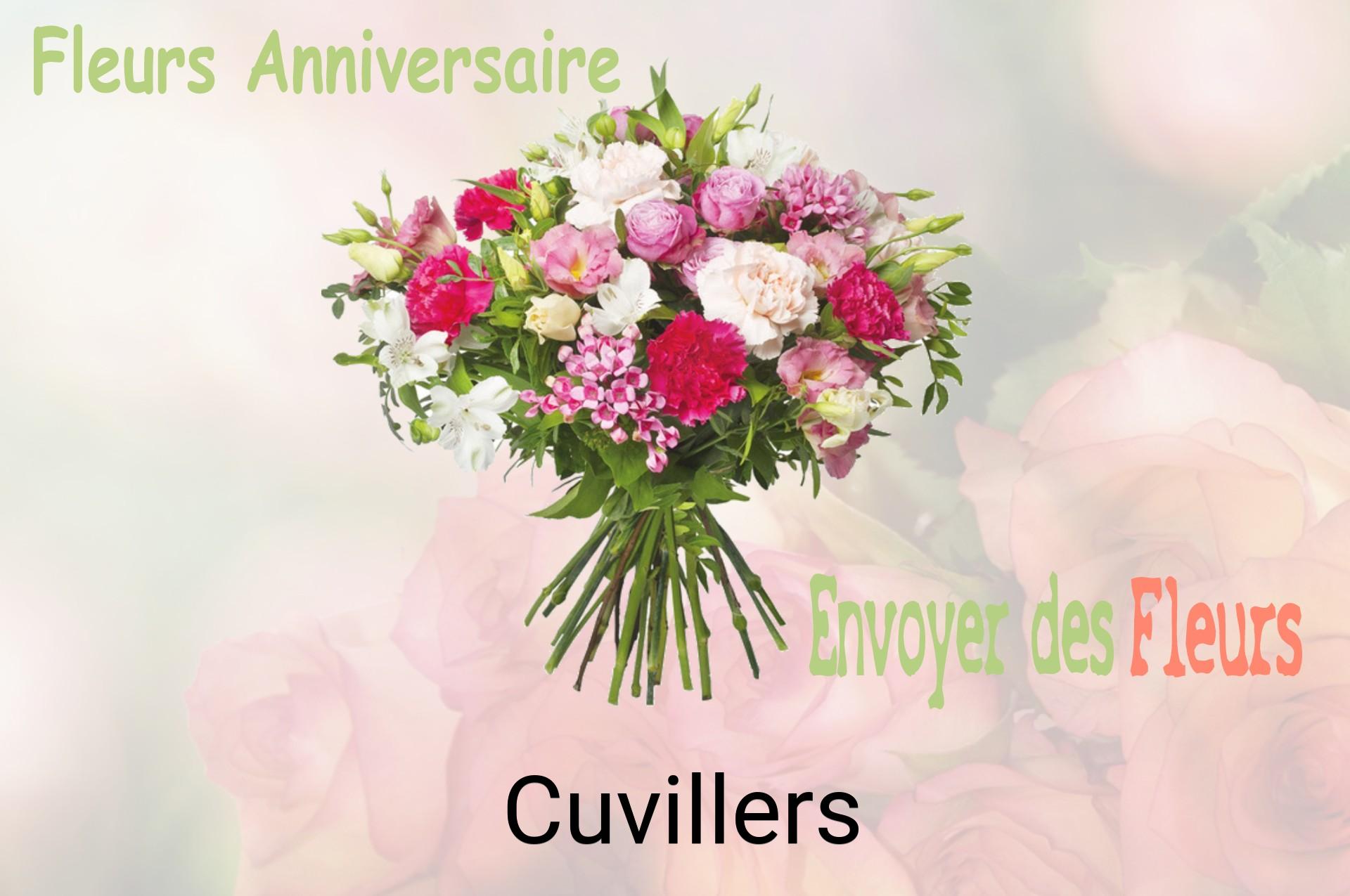 Bouquet de fleurs d’anniversaire livré à Cuvillers