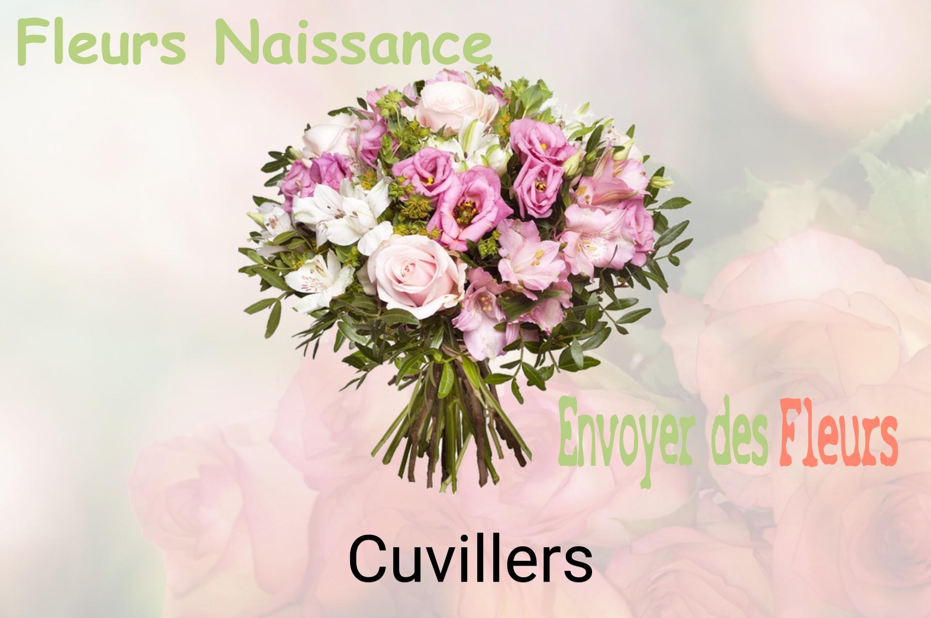 Bouquet de fleurs de naissance livré à Cuvillers